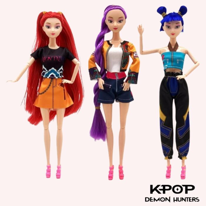 K-Pop Demon Hunter 3 Pcs Doll Set Gift