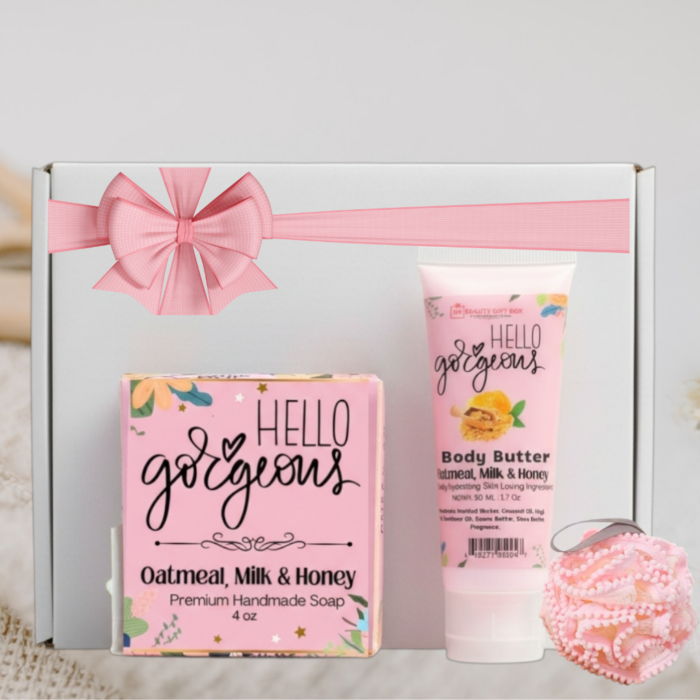 Hello Gorgeous Body Butter & Soap Spa Gift Set