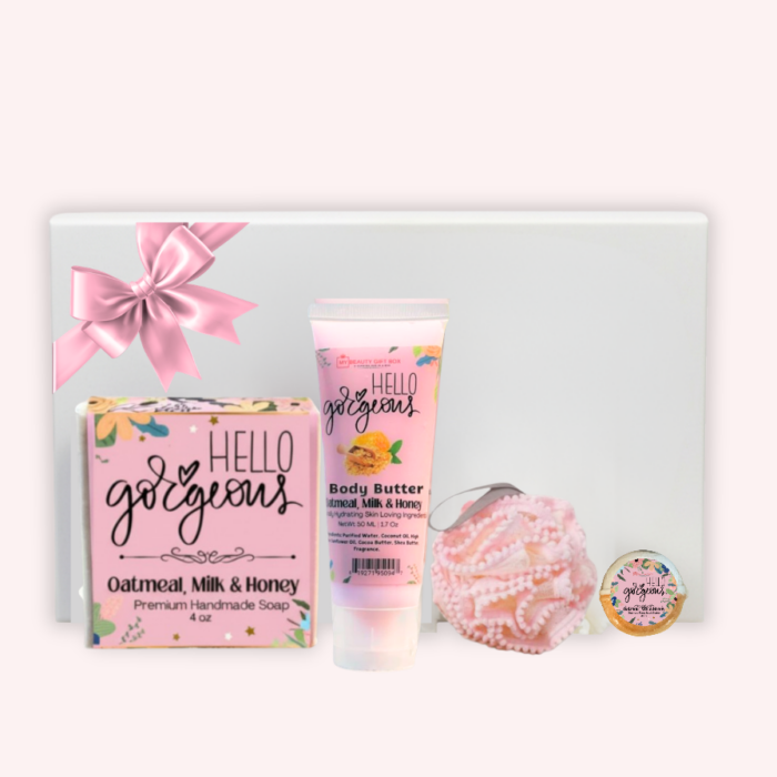 Hello Gorgeous Body Butter & Soap Spa 5 PCS Gift Set