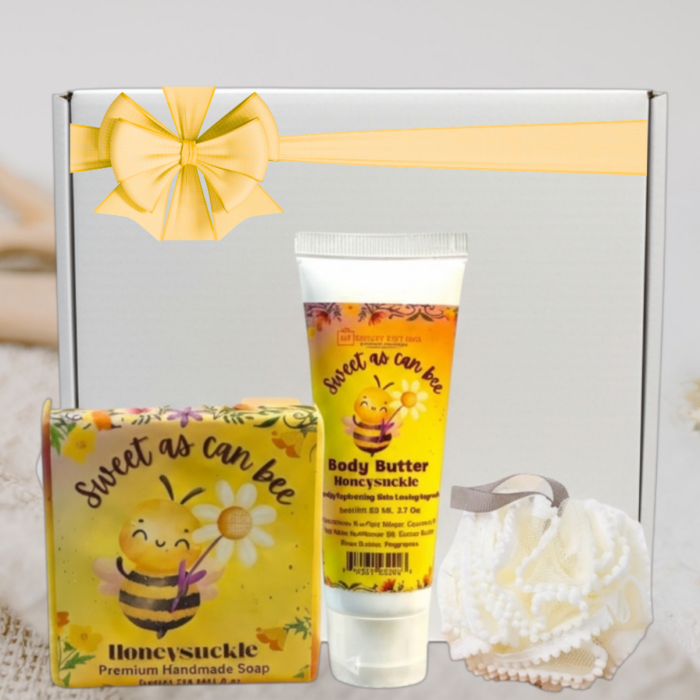 Sweet As Can Bee Body Butter & Soap Spa Gift Set