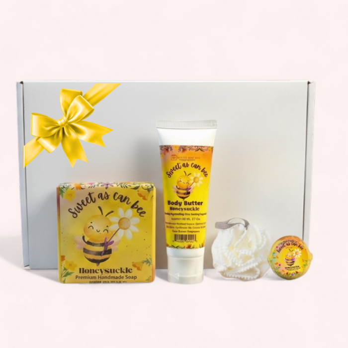 Sweet As Can Bee Body Butter & Soap Spa 5 PCS Gift Set
