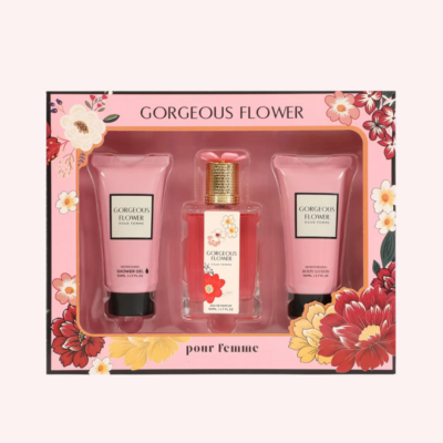 Gorgeous Flower Perfume Body Care Gift Set