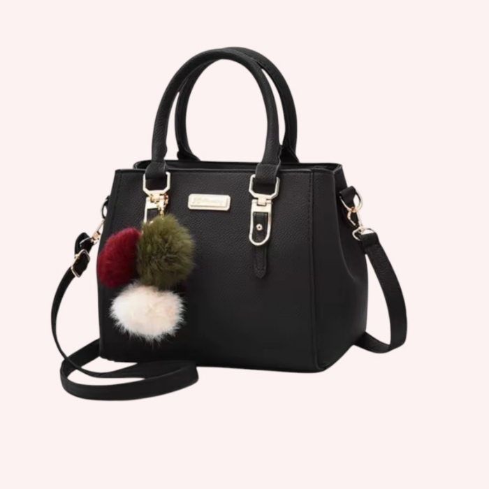 My Beauty Gift Box Trendy Pom Pom Messenger Tassel Bag